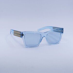 Givenchy GV40076I 84V Sunglasses Blue Square Frame, Blue Lenses